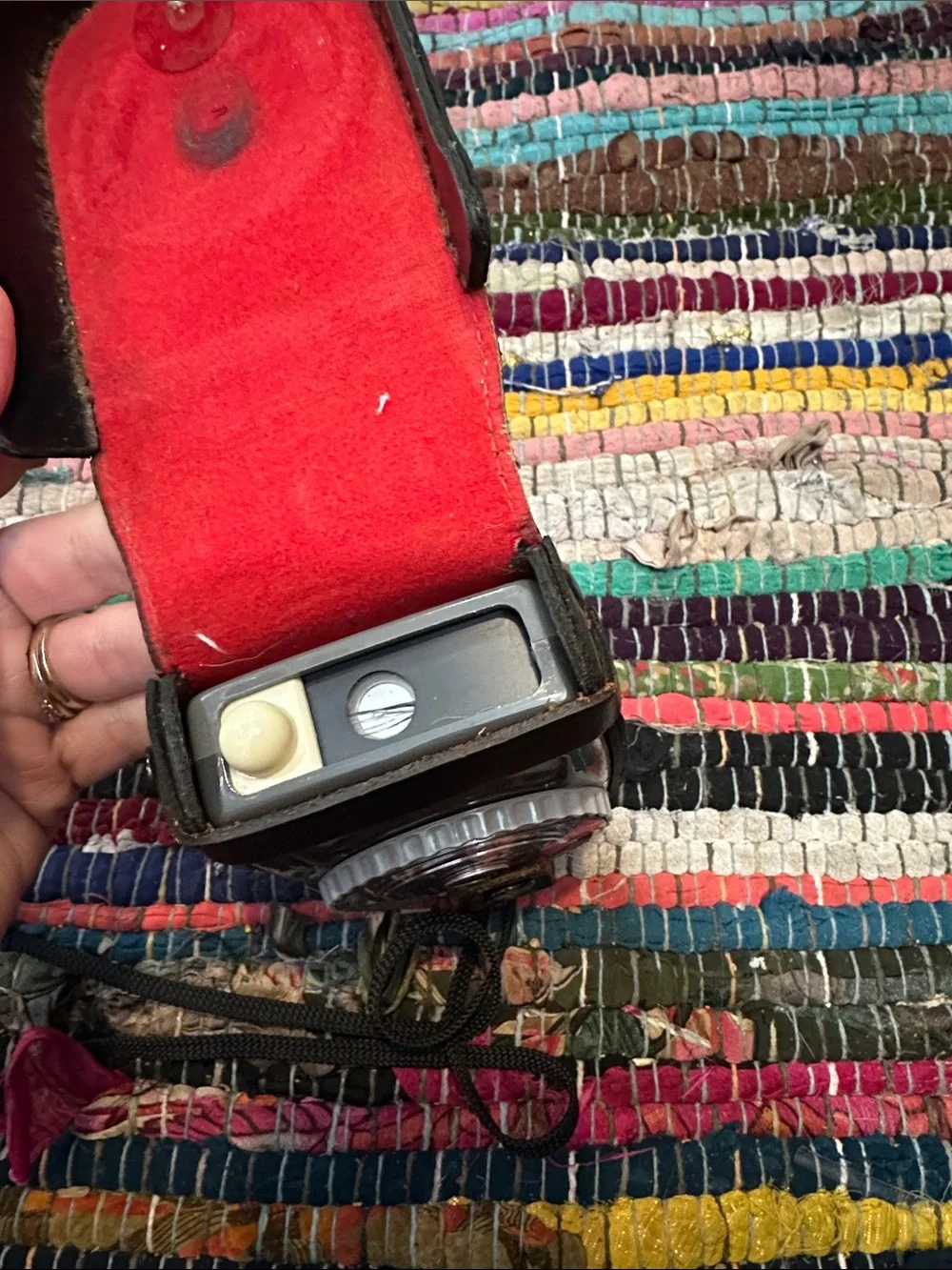 Vintage Gossen Luna-Pro Light Meter w Leather Case Parts Repair Germany
